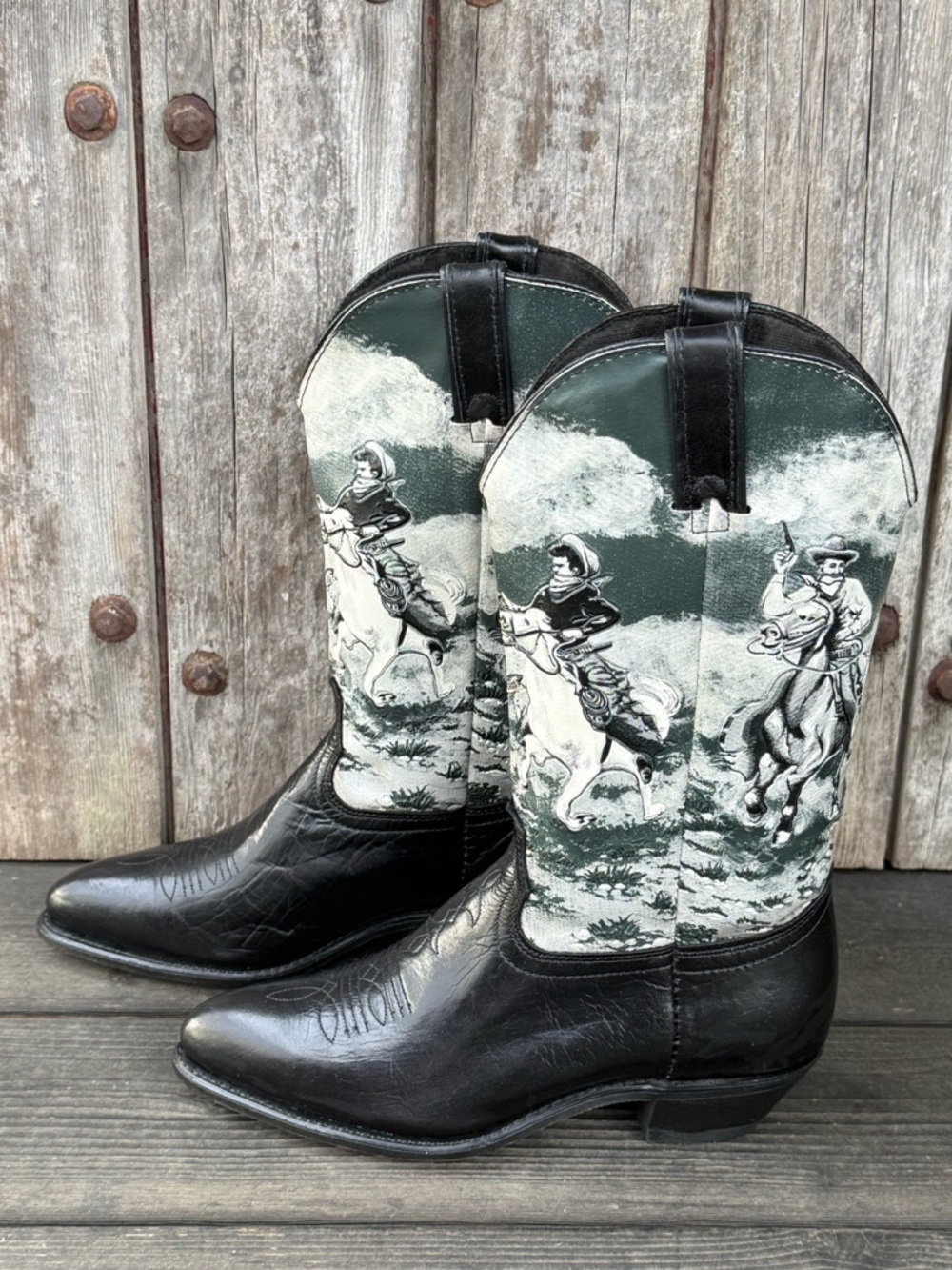 Vintage Durango “Shades of the Old West" Women's Cowboy Boots
